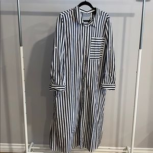 Long sleeve striped dress